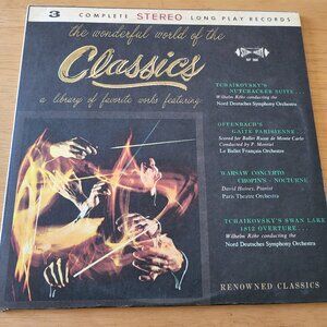 THE WONDERFUL WORLD OF THE CLASSICS Vinyl LP 3 Records Set Somerset SF 306 LPA